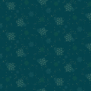 In From The Cold C14865-Navy Snowflakes