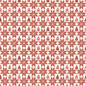 Magical Winterland C14946-Barn Red Patchwork