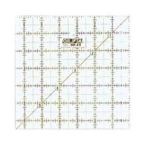 6 1/2" Square Frosted Ruler - Olfa
