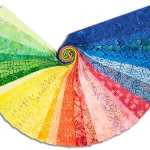 Expressions Batiks Sorbet and Sundaes Rolie Polie 2 1/2" Strip Set