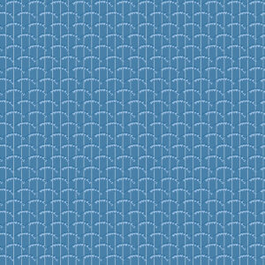 Perennial C15422-Blue Heart Scallops