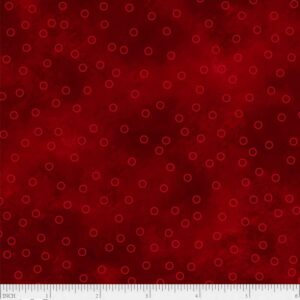 Jewel 5358-DR Dark Red Bubbles