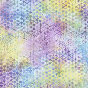 Paradise Tonga B2695-Opal Geo Floral Shape