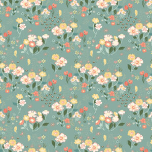 New Beginnings C15751-Teal Floral