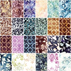 Expression Batiks Victorian Garden 2 1/2" Strips RP-23105C-40