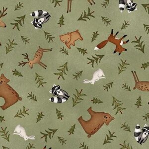 The Mountains are Calling 3132-66 Green Animal Toss