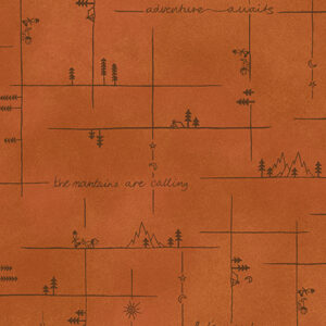 The Mountains are Calling 3136-35 Rust Broken Plaid