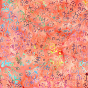 Expressions Batiks Sassy and Tweet BT23090-243 Coral Fiesta