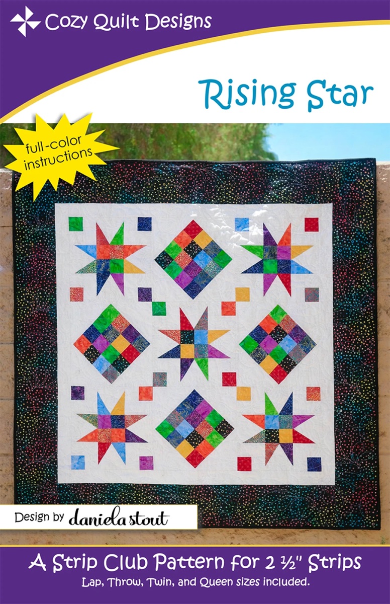 Rising Star Quilt Pattern - Quilting with Marianne