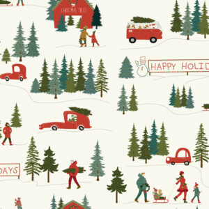 Christmas Is In Town C14740-Cream Main