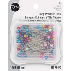 Long Pearlized Pins 1 1/2" - 120 count