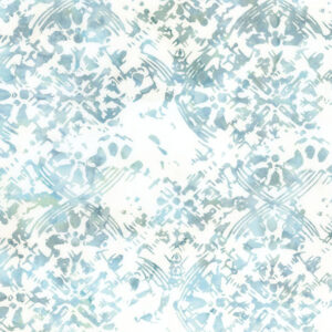 Expressions Batiks Floral Grid BT23464-280 Winter Mint