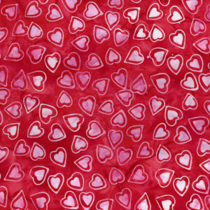 Expressions Batiks Love Punch BT23492-224 Red Candy Riot
