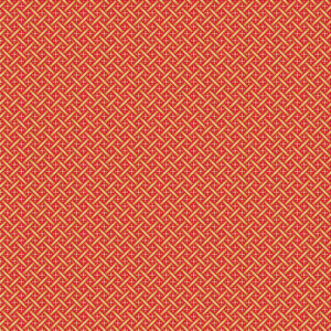 Vera's Garden C16995-Red Gold Basket Weave