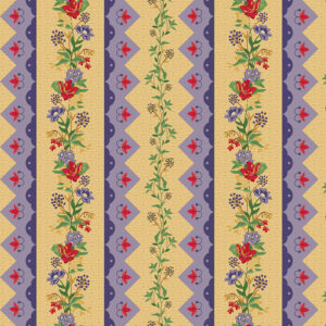 Vera's Garden C16997-Multi Vera's Border Stripe