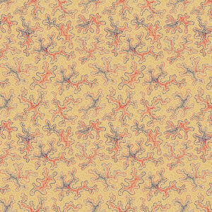 Vera's Garden C16998-Gold Vera's Dot Art