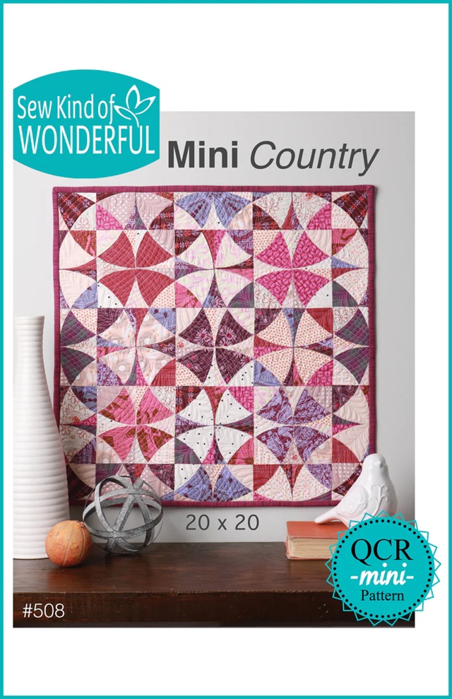 Mini Country Quilt Pattern - Quilting with Marianne