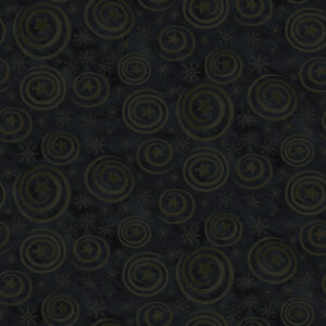 Spooky C17573-Black Stars and Swirls
